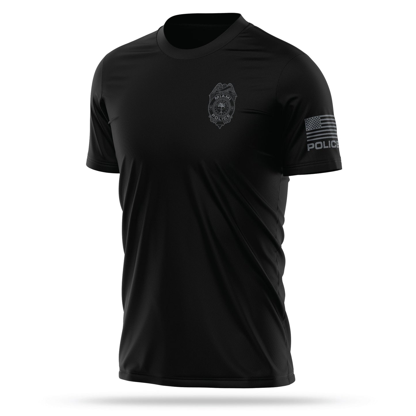 [MIAMI PD] Patrol Utility Shirt [BLK/GRY]-13 Fifty Apparel