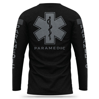 [PARAMEDIC] Cotton Blend Long Sleeve [BLK/GRY]-13 Fifty Apparel