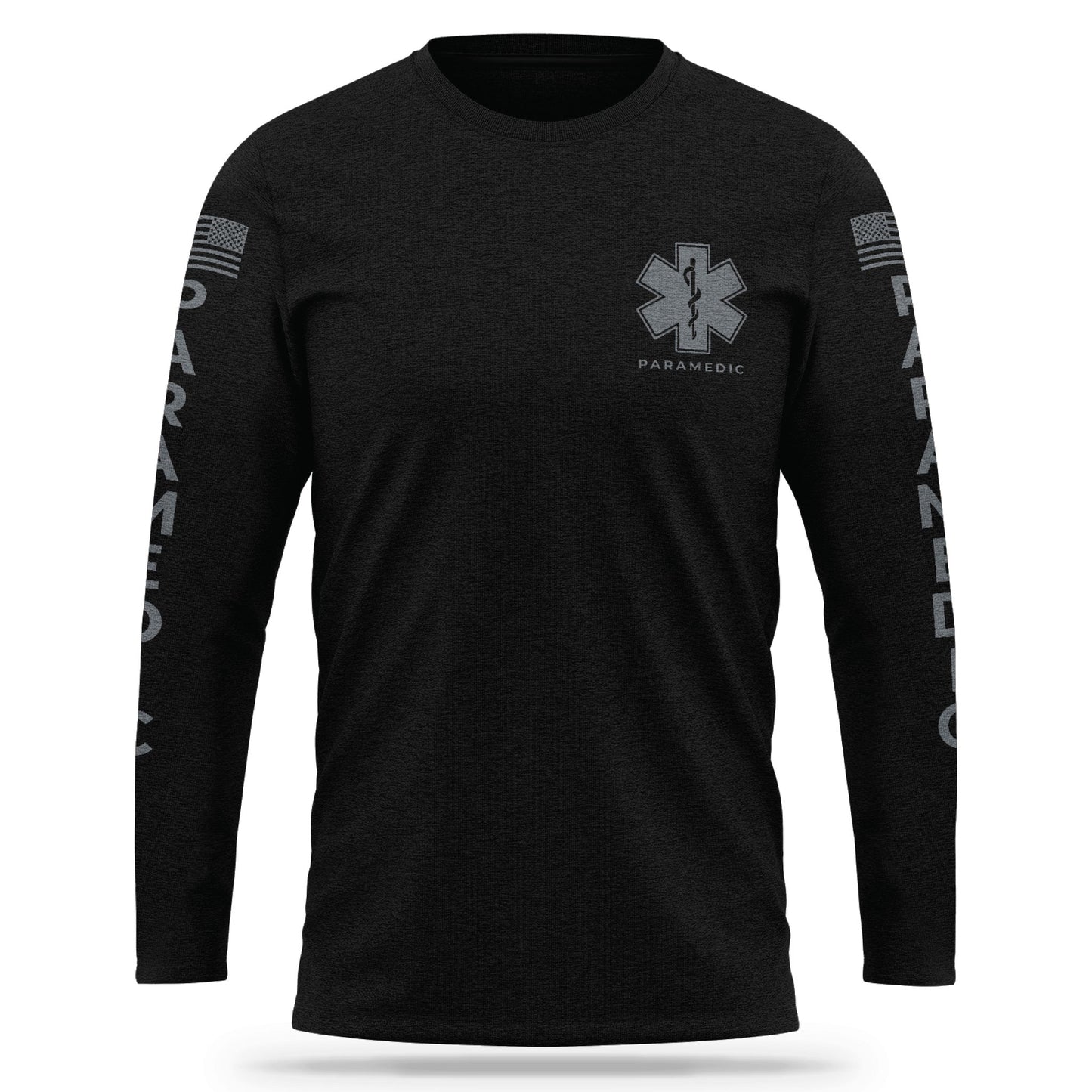 [PARAMEDIC] Cotton Blend Long Sleeve [BLK/GRY]-13 Fifty Apparel