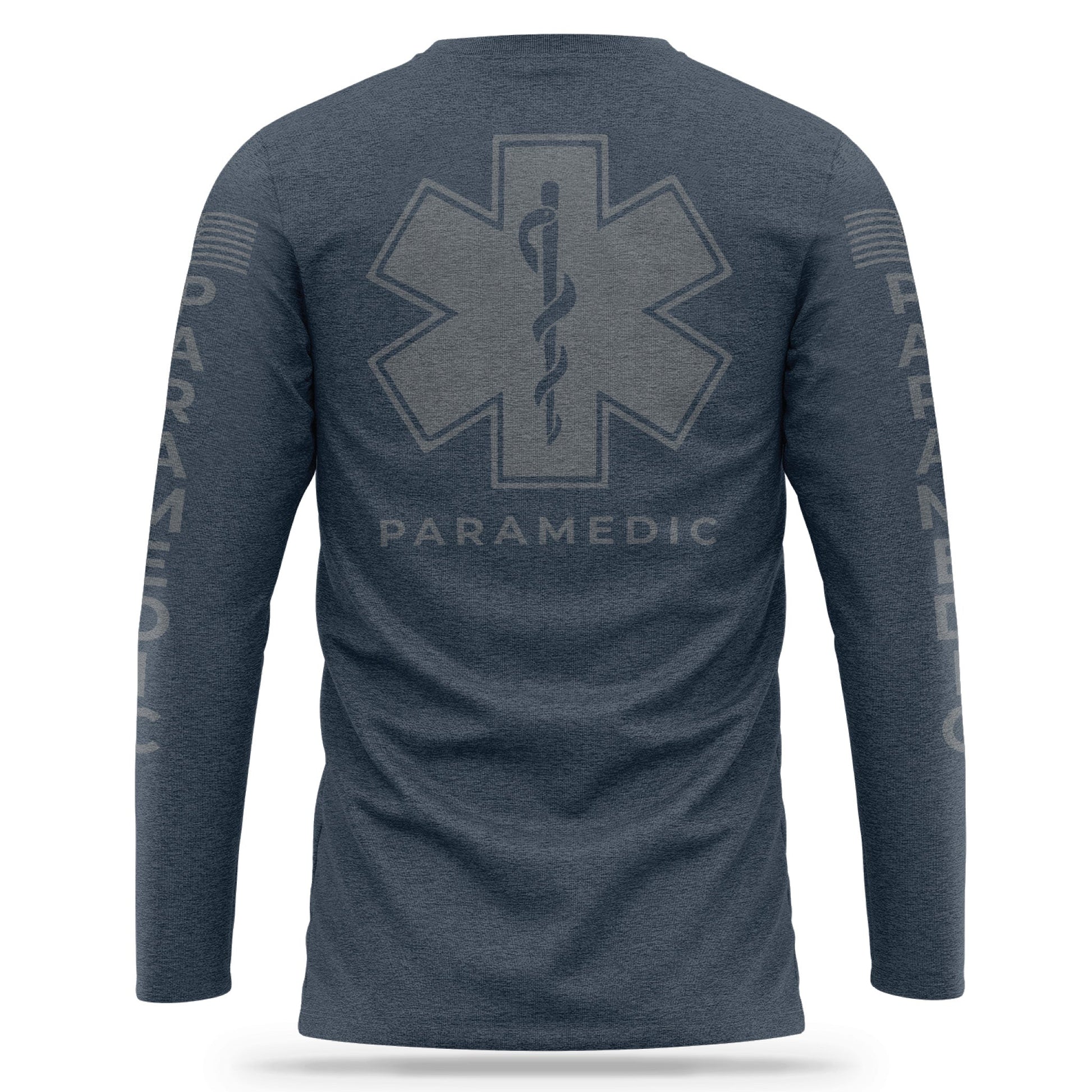 [PARAMEDIC] Cotton Blend Long Sleeve [NVY/GRY]-13 Fifty Apparel