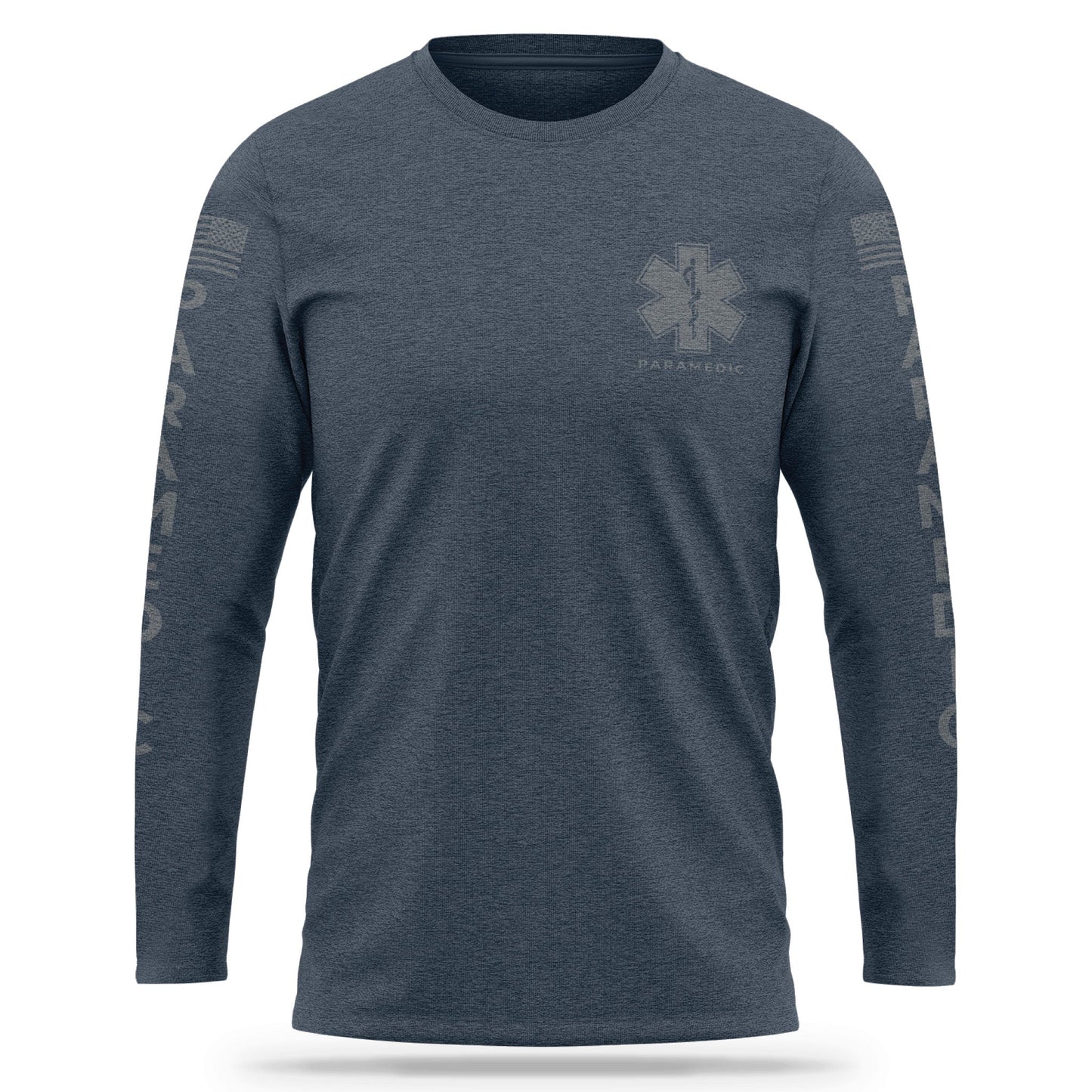 [PARAMEDIC] Cotton Blend Long Sleeve [NVY/GRY]-13 Fifty Apparel