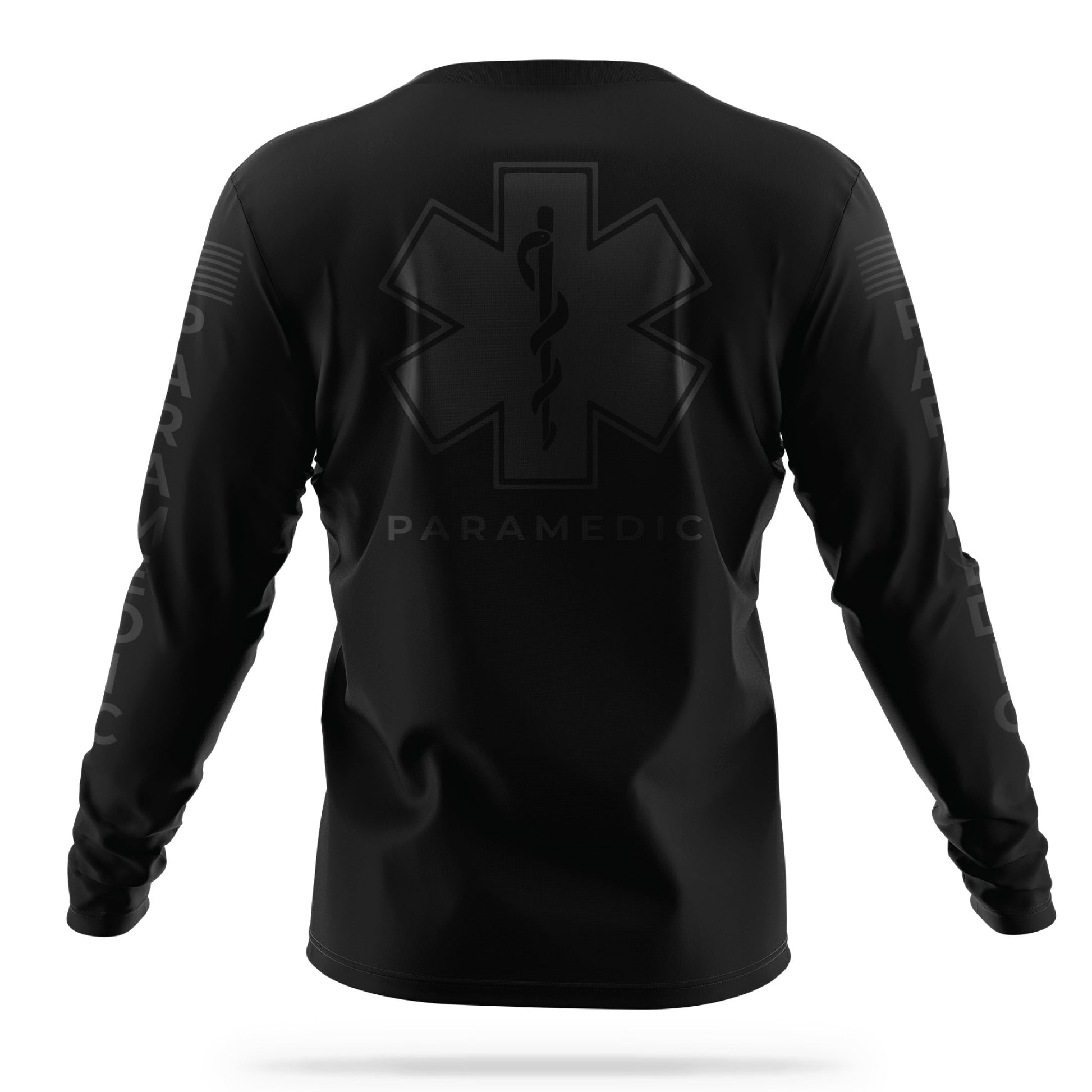 [PARAMEDIC] Men's Utility Long Sleeve [BLK/BLK]-13 Fifty Apparel