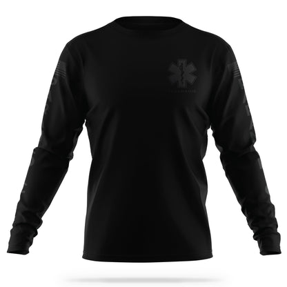 [PARAMEDIC] Men's Utility Long Sleeve [BLK/BLK]-13 Fifty Apparel