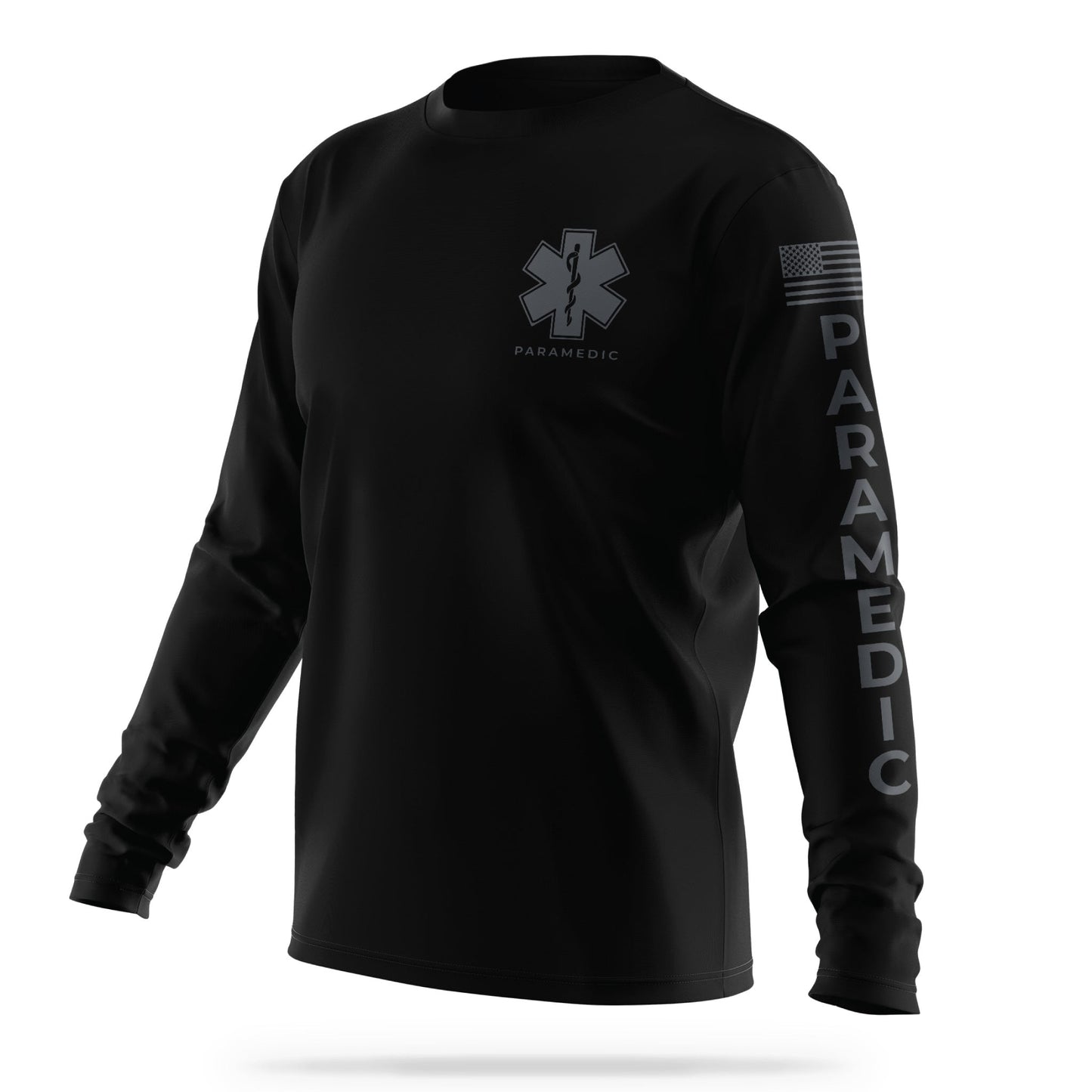 [PARAMEDIC] Men's Utility Long Sleeve [BLK/GRY]-13 Fifty Apparel