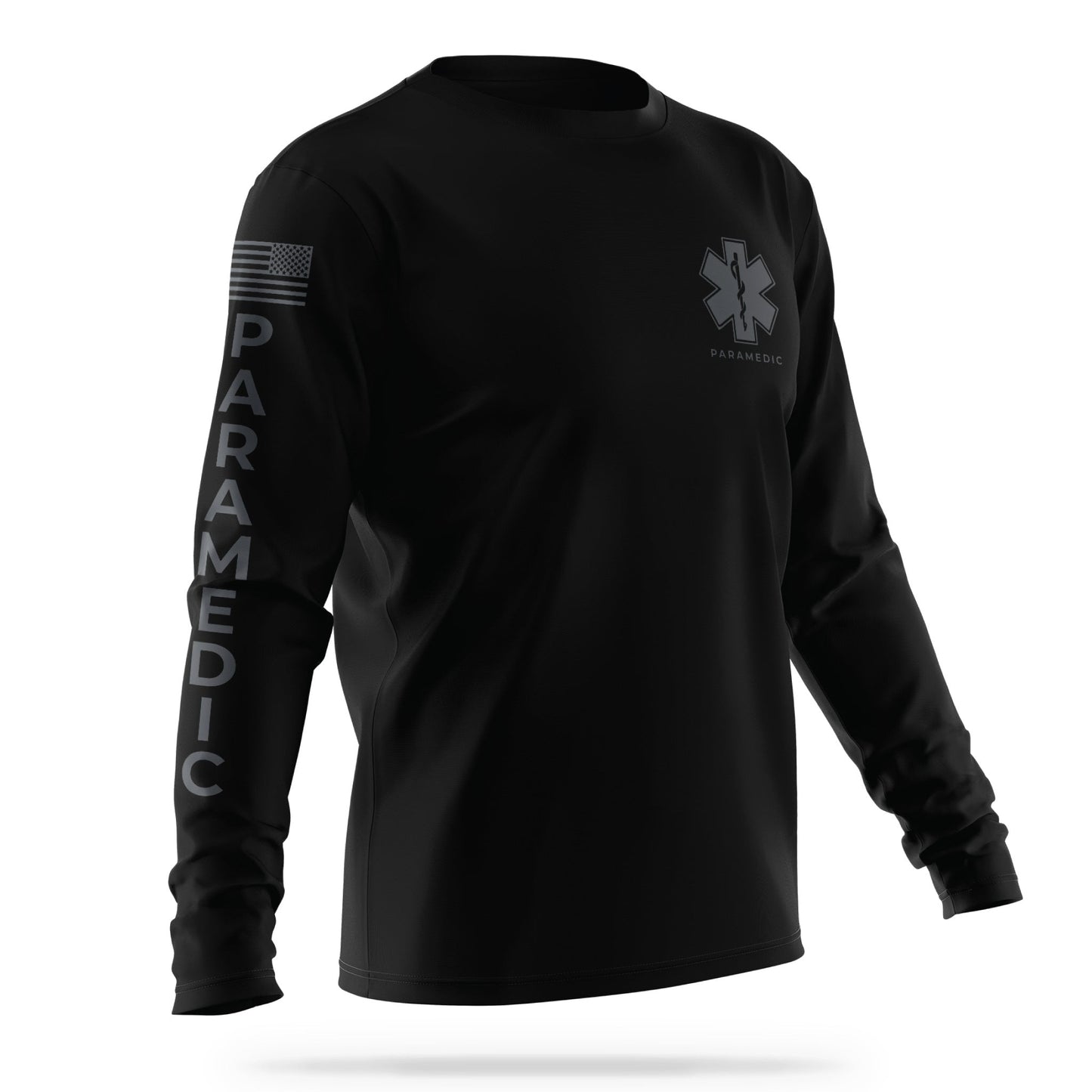 [PARAMEDIC] Men's Utility Long Sleeve [BLK/GRY]-13 Fifty Apparel