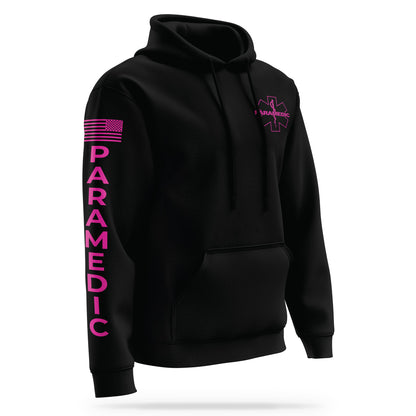 [PARAMEDIC] Performance Hoodie 2.0 [BLK/PNK] 13 Fifty Apparel 