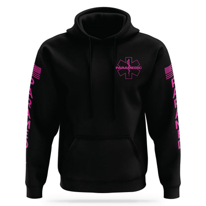 [PARAMEDIC] Performance Hoodie 2.0 [BLK/PNK] 13 Fifty Apparel 