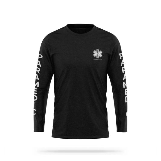 [PARAMEDIC] Reflective Cotton Blend Long Sleeve [BLK/REF]-13 Fifty Apparel