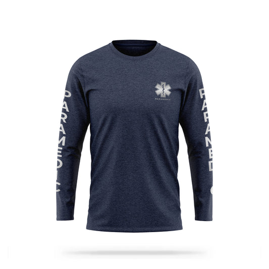 [PARAMEDIC] Reflective Cotton Blend Long Sleeve [NVY/REF]-13 Fifty Apparel