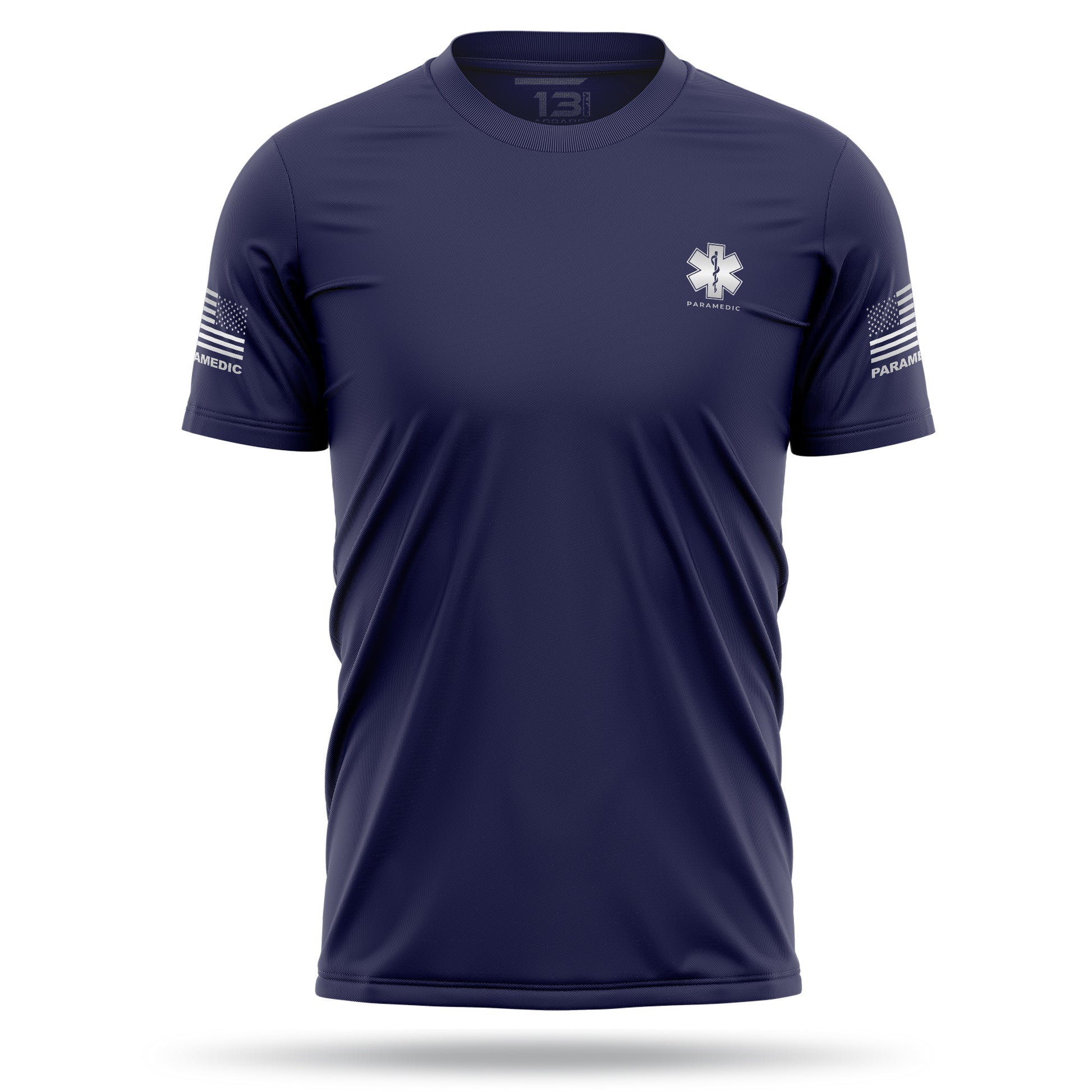 [PARAMEDIC] Reflective Men's Utility Shirt [NVY/REF]-13 Fifty Apparel