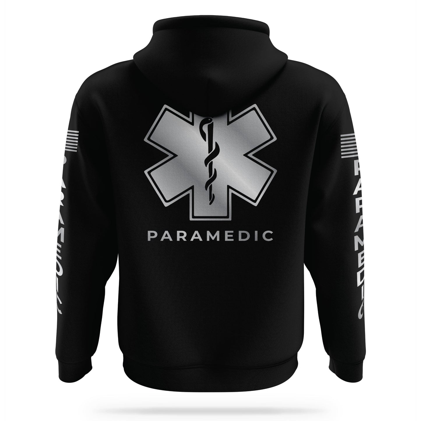 [PARAMEDIC] Reflective Performance Hoodie 2.0 [BLK/REF]-13 Fifty Apparel