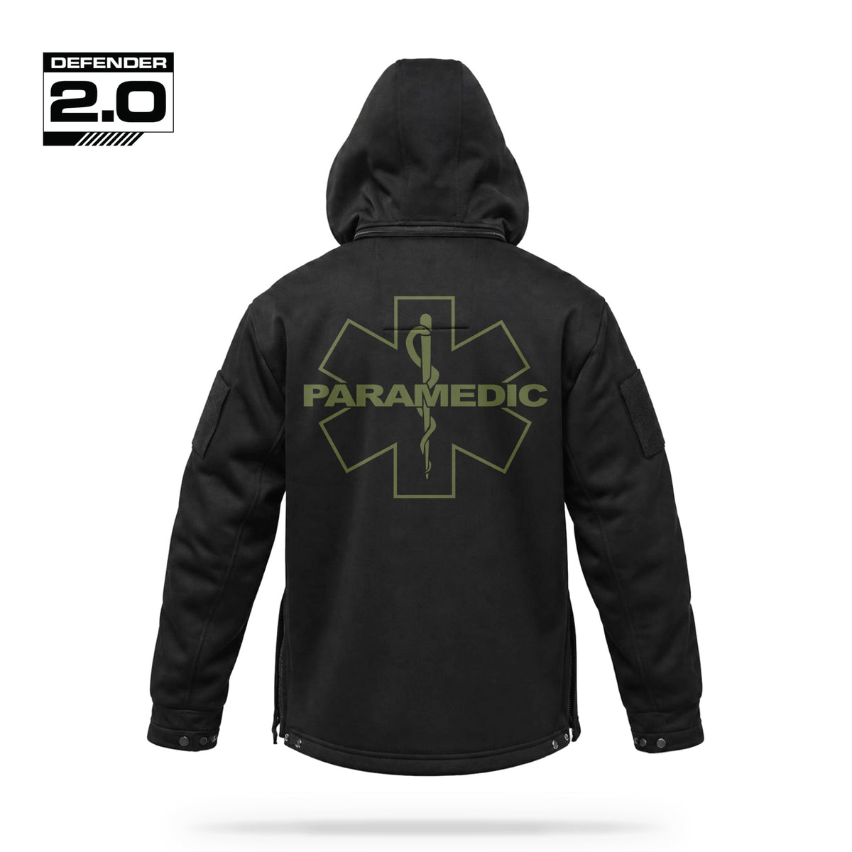 [PARAMEDIC] Tactical Defender Jacket [BLK/GRN]