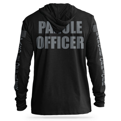 [PAROLE] Cotton Hooded Tee [BLK/GRY]-13 Fifty Apparel