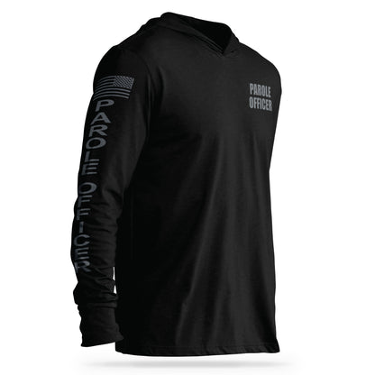 [PAROLE] Cotton Hooded Tee [BLK/GRY]-13 Fifty Apparel
