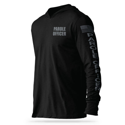 [PAROLE] Cotton Hooded Tee [BLK/GRY]-13 Fifty Apparel