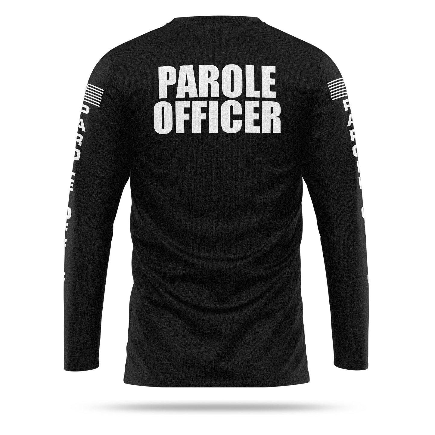 [PAROLE OFFICER] Cotton Blend Long Sleeve [BLK/WHT]-13 Fifty Apparel