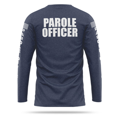 [PAROLE OFFICER] Cotton Blend Long Sleeve [NVY/WHT]-13 Fifty Apparel