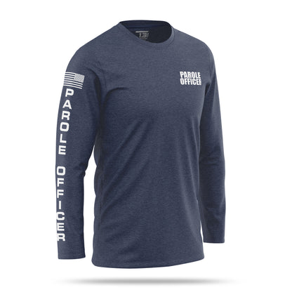 [PAROLE OFFICER] Cotton Blend Long Sleeve [NVY/WHT]-13 Fifty Apparel