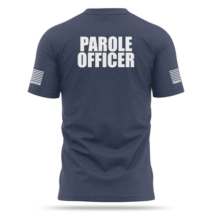 [PAROLE OFFICER] Cotton Blend Shirt [NVY/WHT]-13 Fifty Apparel