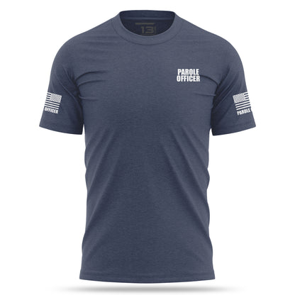 [PAROLE OFFICER] Cotton Blend Shirt [NVY/WHT]-13 Fifty Apparel