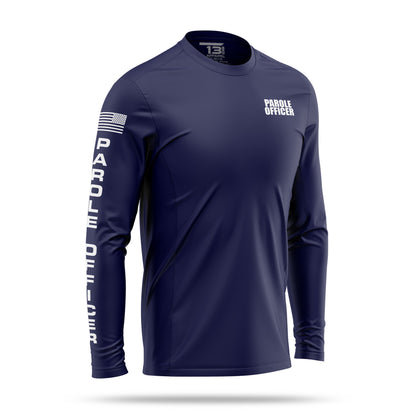 [PAROLE OFFICER] Men's Utility Long Sleeve [NVY/WHT]-13 Fifty Apparel