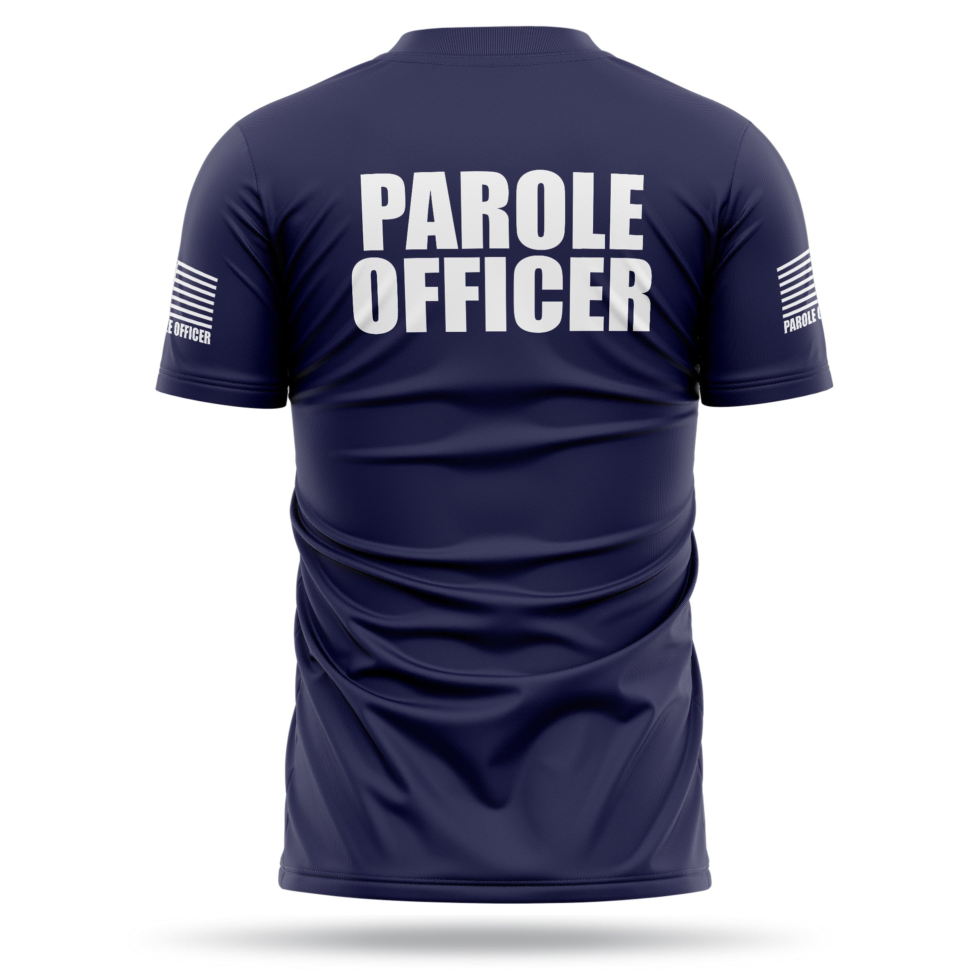 [PAROLE OFFICER] Men's Utility Shirt [NVY/WHT]-13 Fifty Apparel
