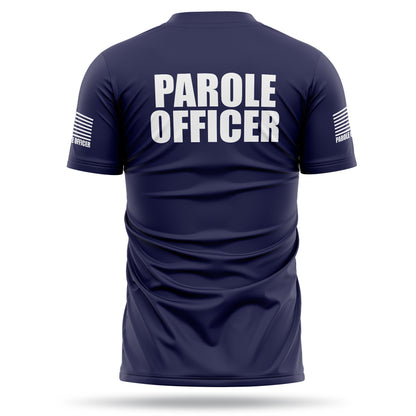 [PAROLE OFFICER] Men's Utility Shirt [NVY/WHT]-13 Fifty Apparel