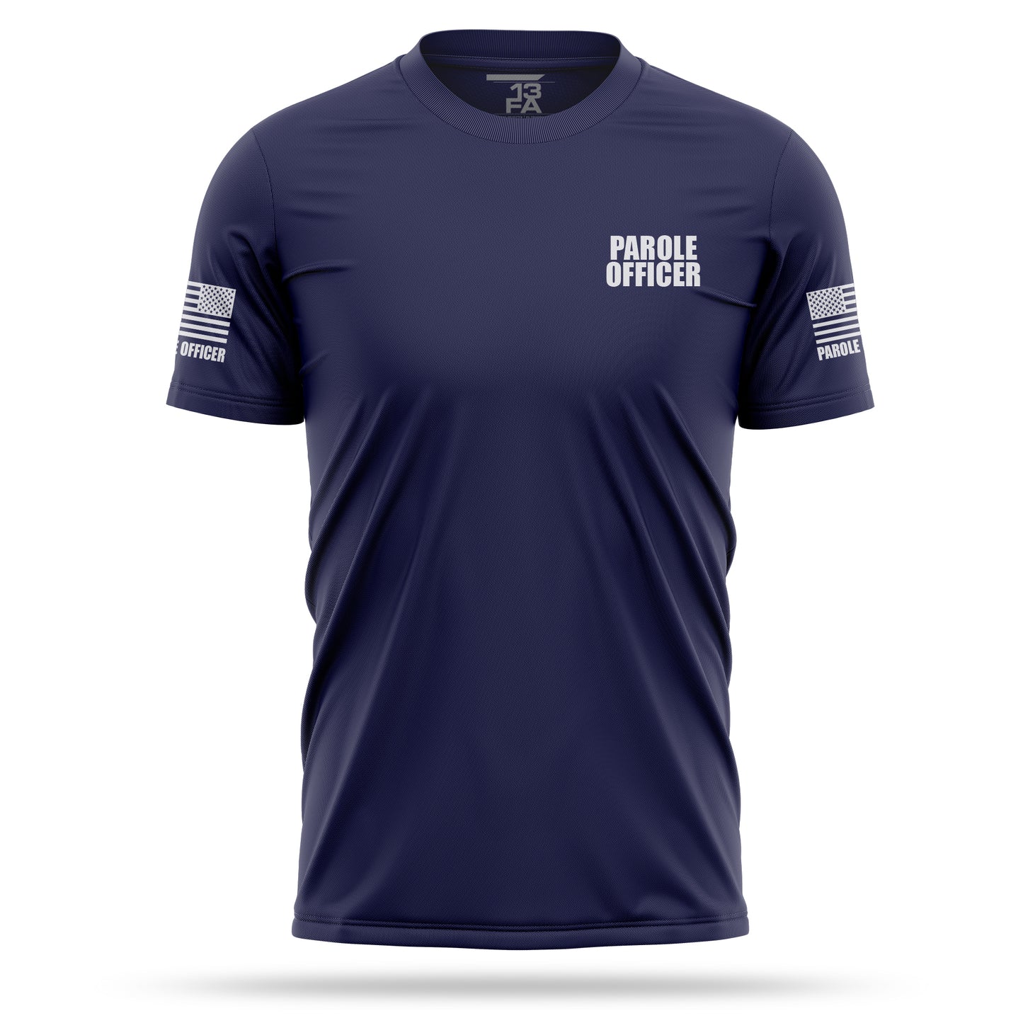 [PAROLE OFFICER] Men's Utility Shirt [NVY/WHT]-13 Fifty Apparel