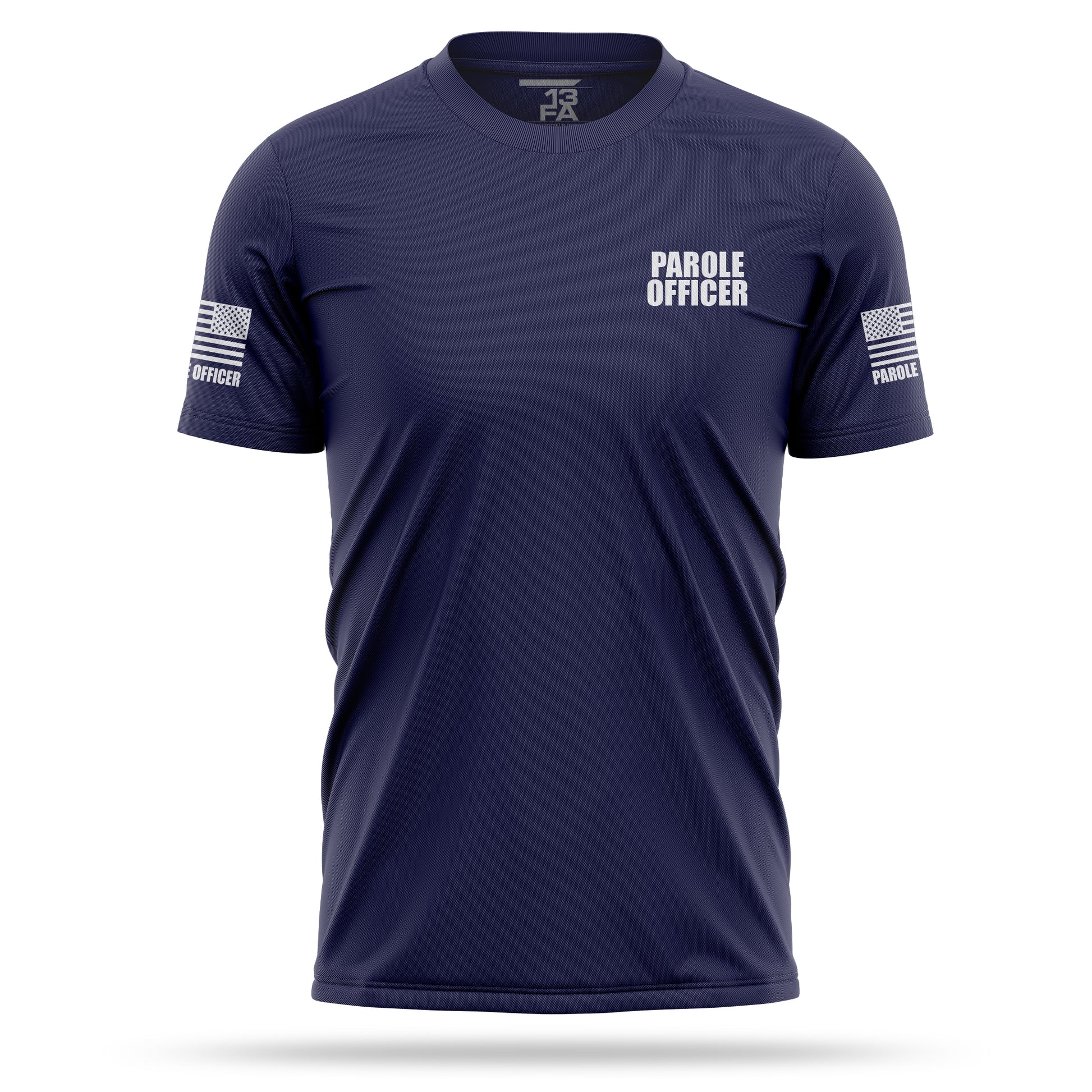 [PAROLE OFFICER] Men's Utility Shirt [NVY/WHT]-13 Fifty Apparel