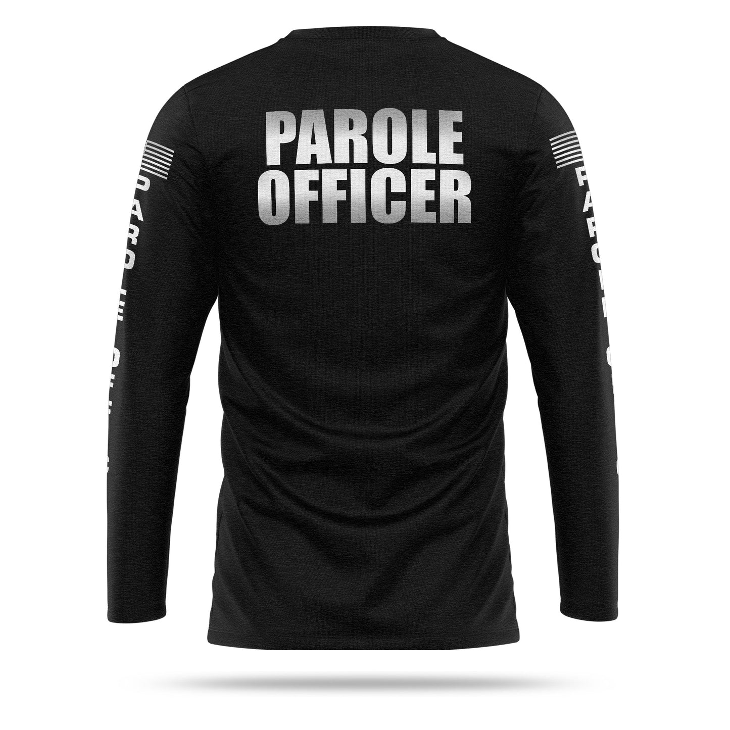 [PAROLE OFFICER] Reflective Cotton Blend Long Sleeve [BLK/REF]-13 Fifty Apparel
