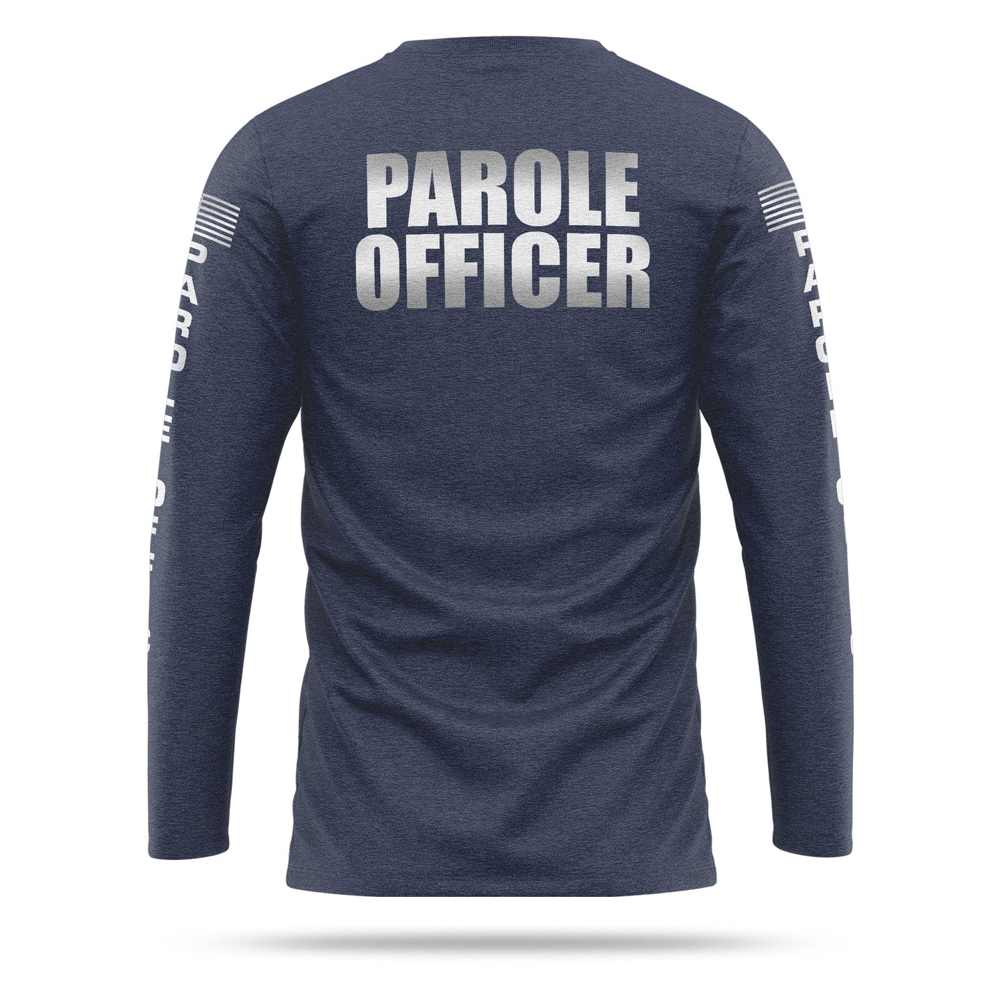 [PAROLE OFFICER] Reflective Cotton Blend Long Sleeve [NVY/REF]-13 Fifty Apparel