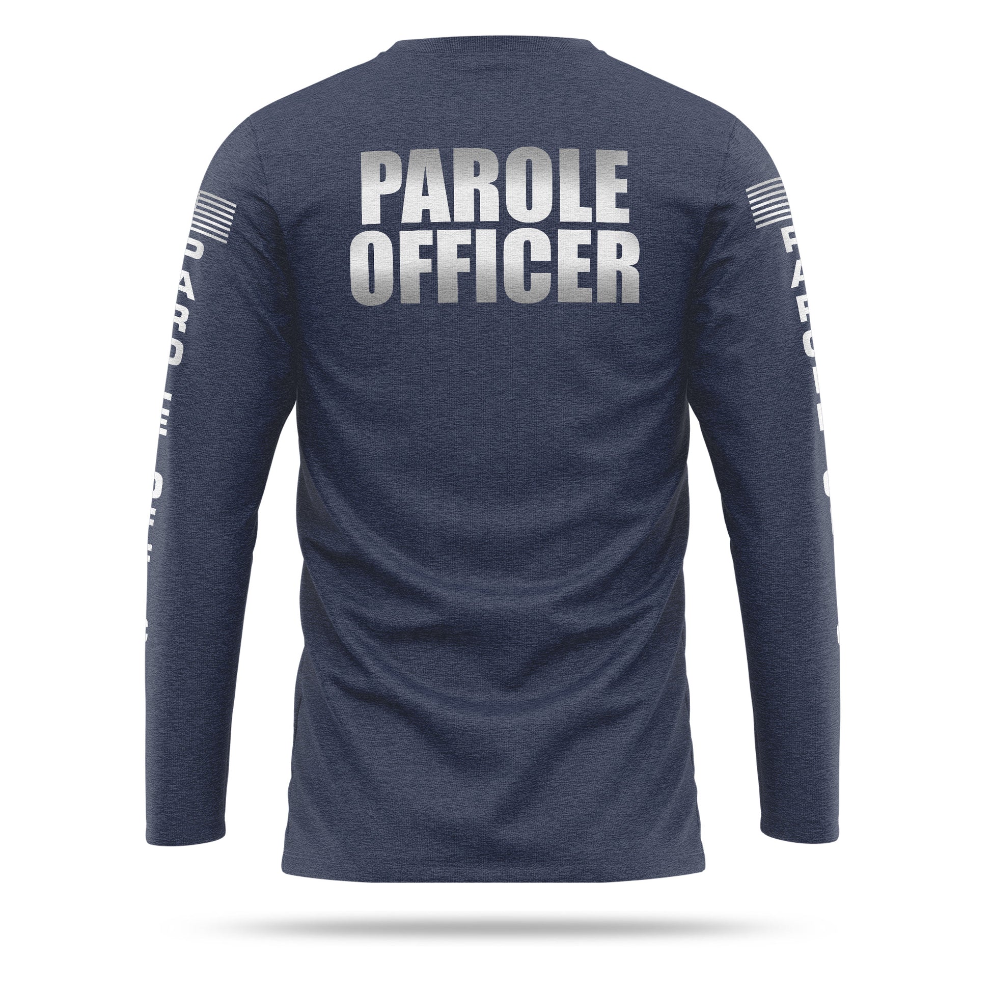 [PAROLE OFFICER] Reflective Cotton Blend Long Sleeve [NVY/REF]-13 Fifty Apparel