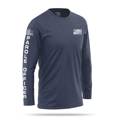 [PAROLE OFFICER] Reflective Cotton Blend Long Sleeve [NVY/REF]-13 Fifty Apparel