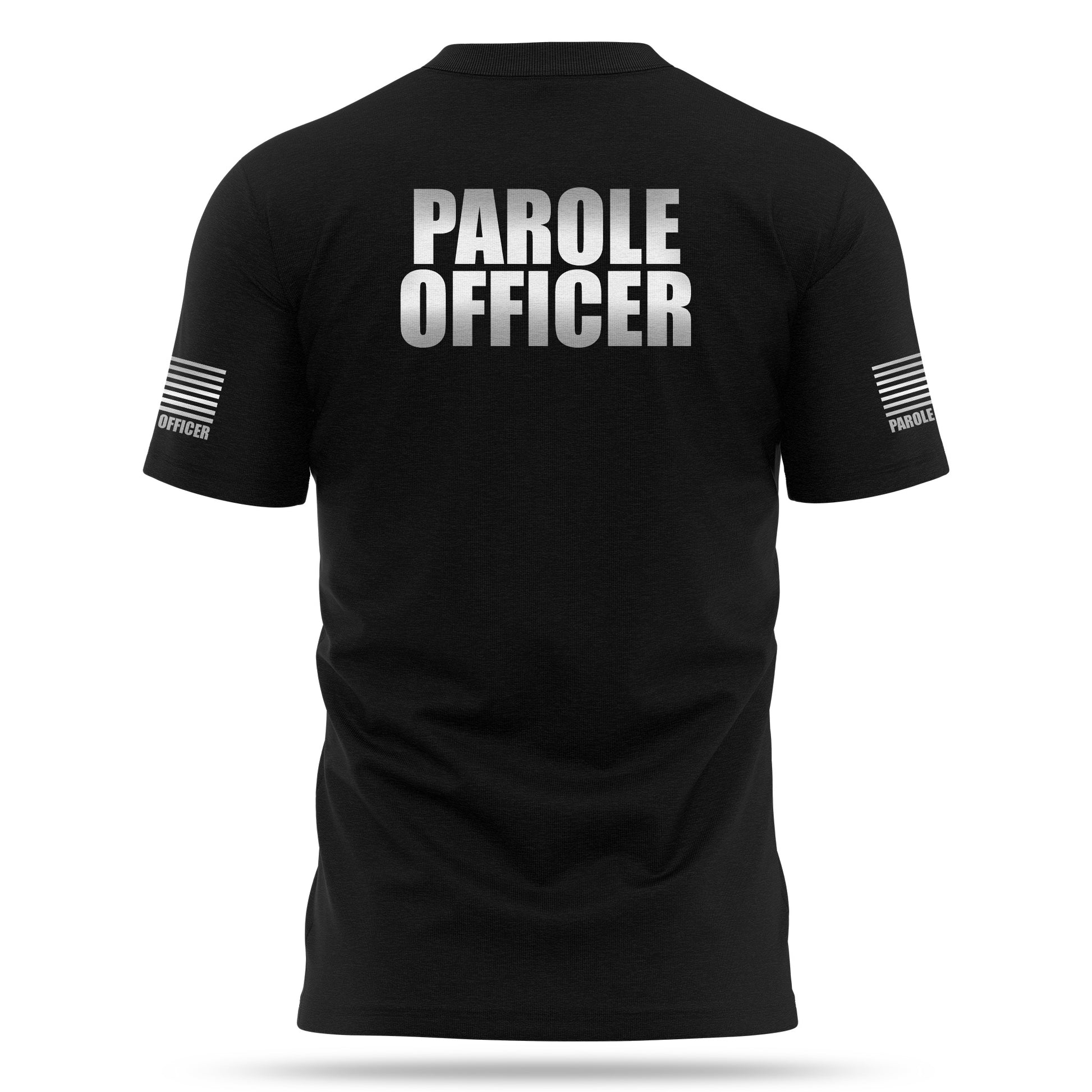 [PAROLE OFFICER] Reflective Cotton Blend Shirt [BLK/REF]-13 Fifty Apparel