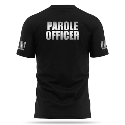 [PAROLE OFFICER] Reflective Cotton Blend Shirt [BLK/REF]-13 Fifty Apparel
