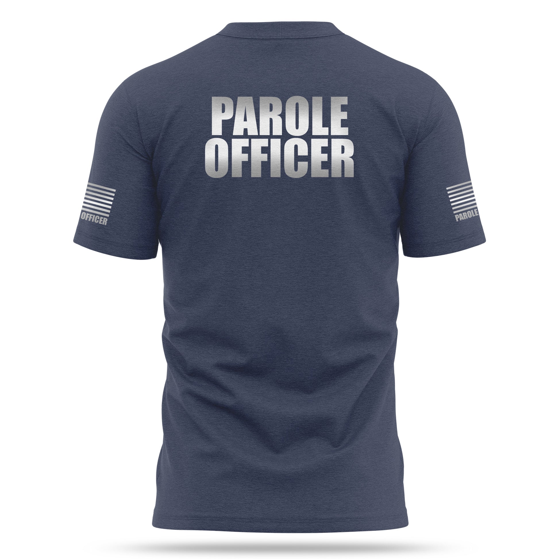 [PAROLE OFFICER] Reflective Cotton Blend Shirt [NVY/REF]-13 Fifty Apparel