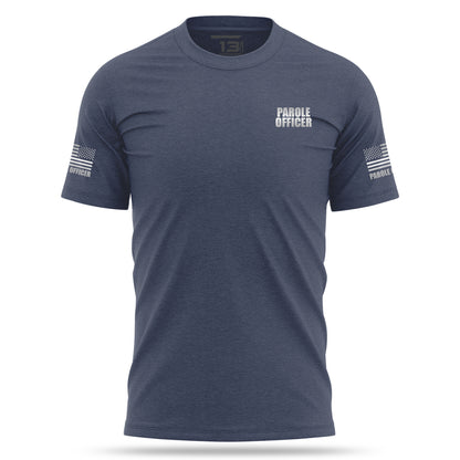 [PAROLE OFFICER] Reflective Cotton Blend Shirt [NVY/REF]-13 Fifty Apparel