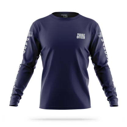 [PAROLE OFFICER] Reflective Men's Utility Long Sleeve [NVY/REF]-13 Fifty Apparel