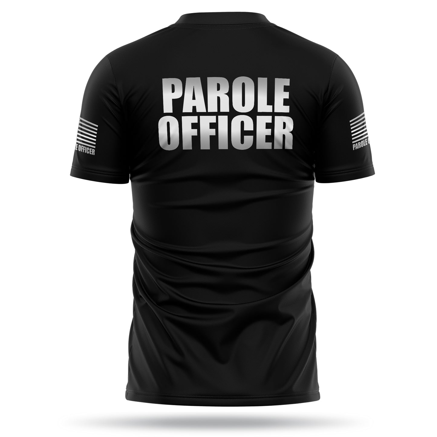 [PAROLE OFFICER] Reflective Men's Utility Shirt [BLK/REF] 13 Fifty Apparel 
