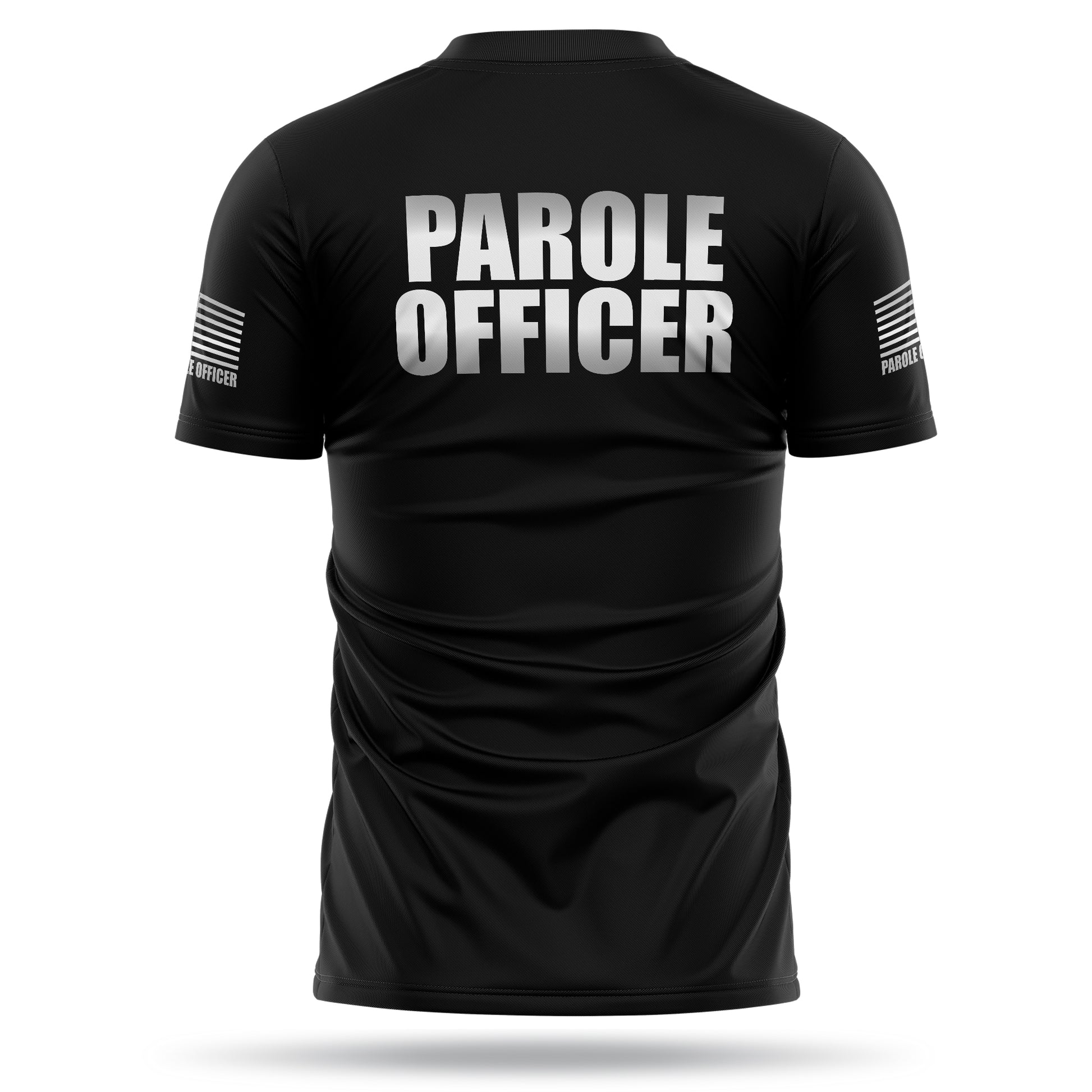 [PAROLE OFFICER] Reflective Men's Utility Shirt [BLK/REF] 13 Fifty Apparel 