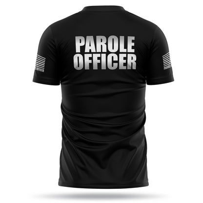 [PAROLE OFFICER] Reflective Men's Utility Shirt [BLK/REF] 13 Fifty Apparel 