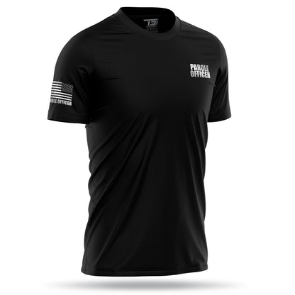 [PAROLE OFFICER] Reflective Men's Utility Shirt [BLK/REF] 13 Fifty Apparel 