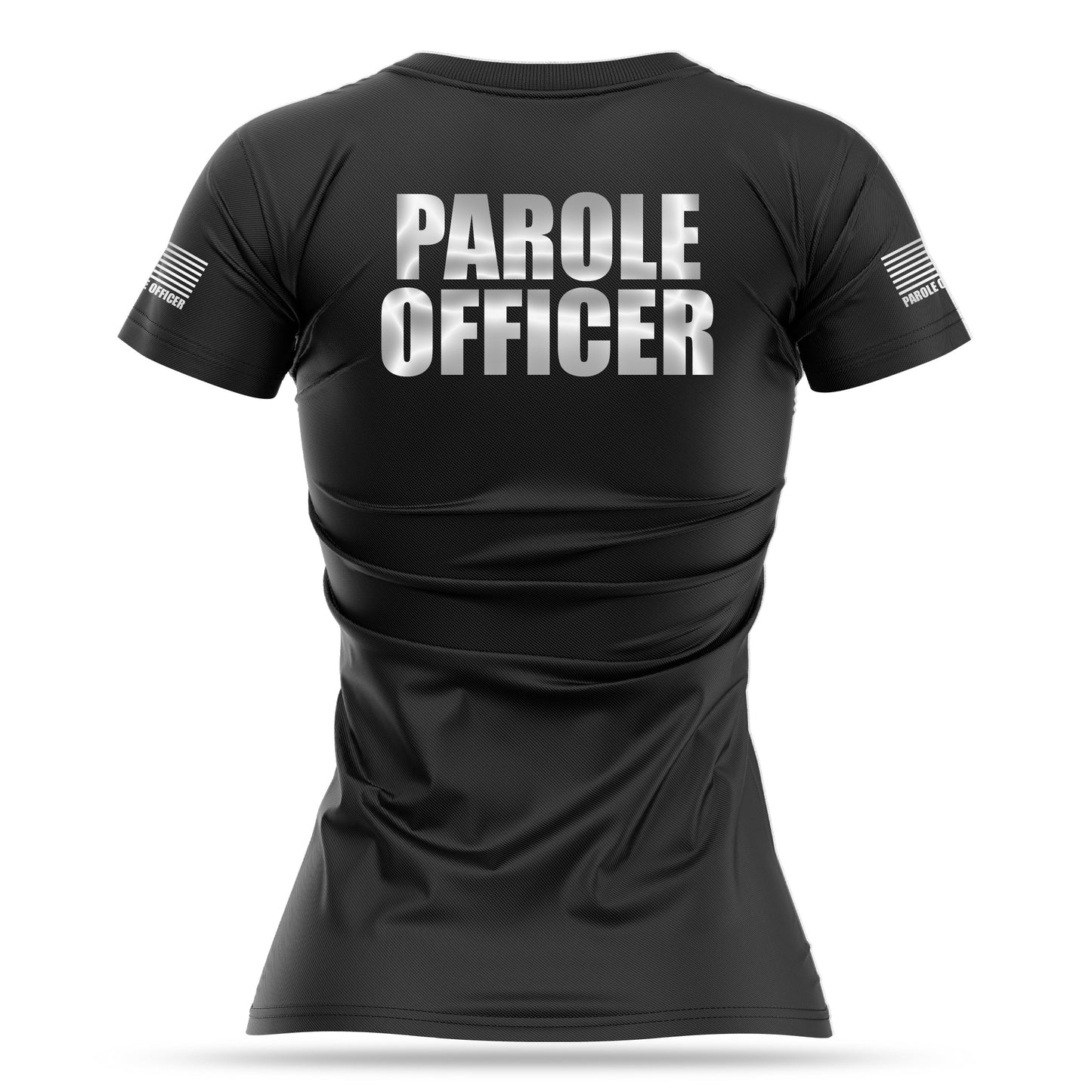 [PAROLE OFFICER] Reflective Women's Utility Shirt [BLK/REF] 13 Fifty Apparel 