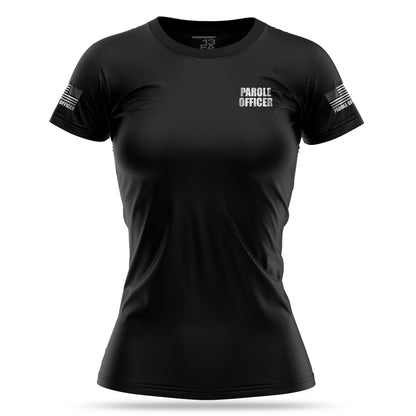 [PAROLE OFFICER] Reflective Women's Utility Shirt [BLK/REF] 13 Fifty Apparel 