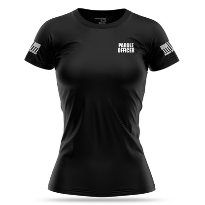 [PAROLE OFFICER] Women's Utility Shirt [BLK/WHT]-13 Fifty Apparel