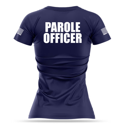 [PAROLE OFFICER] Women's Utility Shirt [NVY/WHT]-13 Fifty Apparel