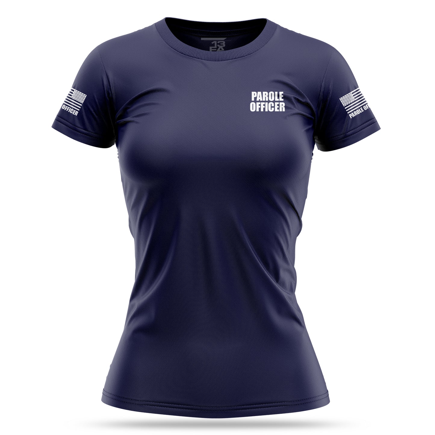 [PAROLE OFFICER] Women's Utility Shirt [NVY/WHT]-13 Fifty Apparel