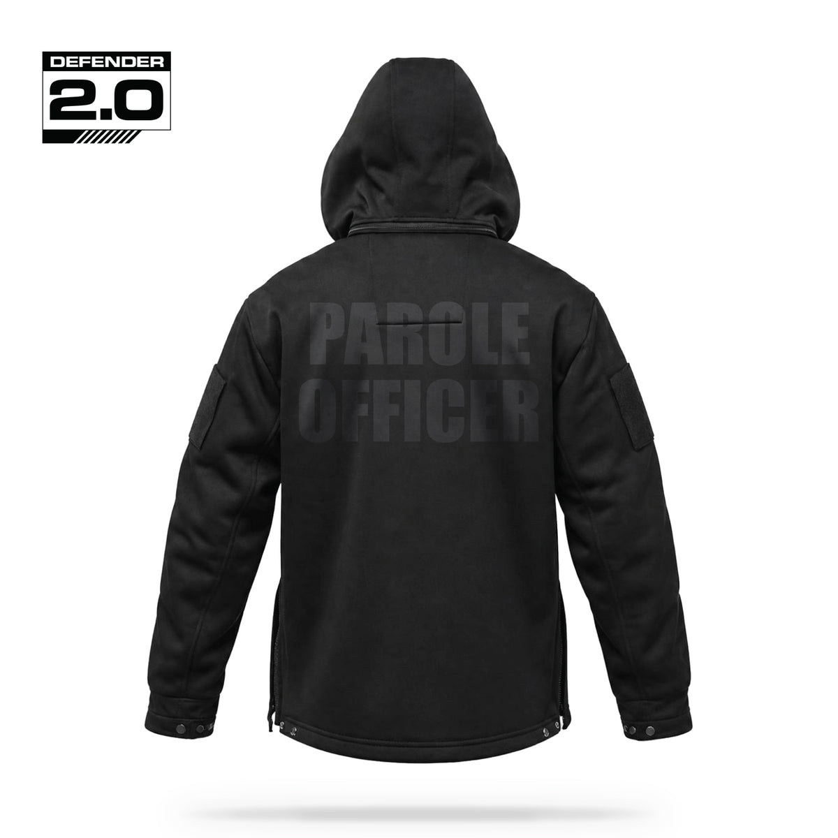 [PAROLE] Tactical Defender Jacket [BLK/BLK]-13 Fifty Apparel