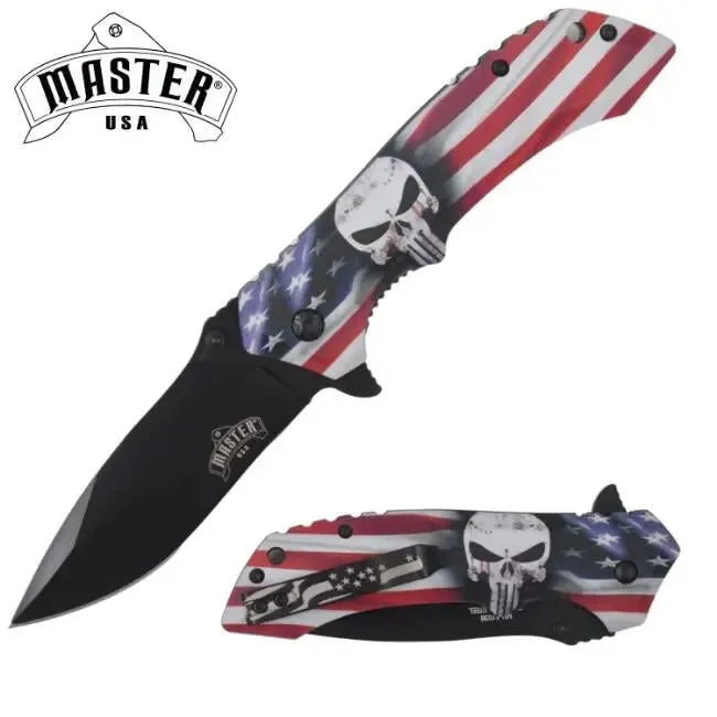 [PATRIOT SKULL] Utility Knife-13 Fifty Apparel