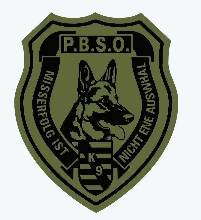 [PBSO] K9 PVC Patches-13 Fifty Apparel